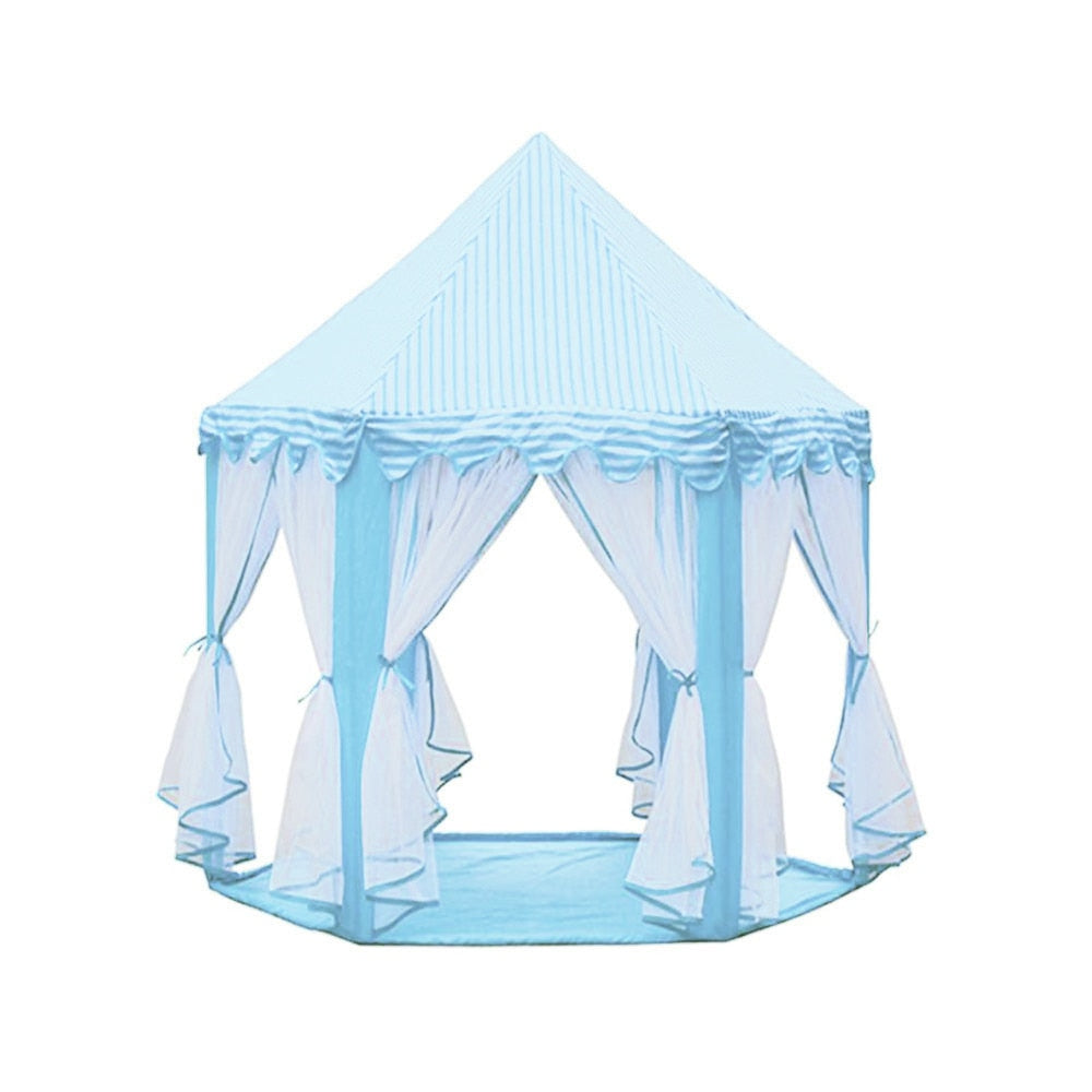 Children Princess Castle Tents Portable Indoor Outdoor Teepee Tent for kids Folding Play Tent House Baby balls pool Playhouse
