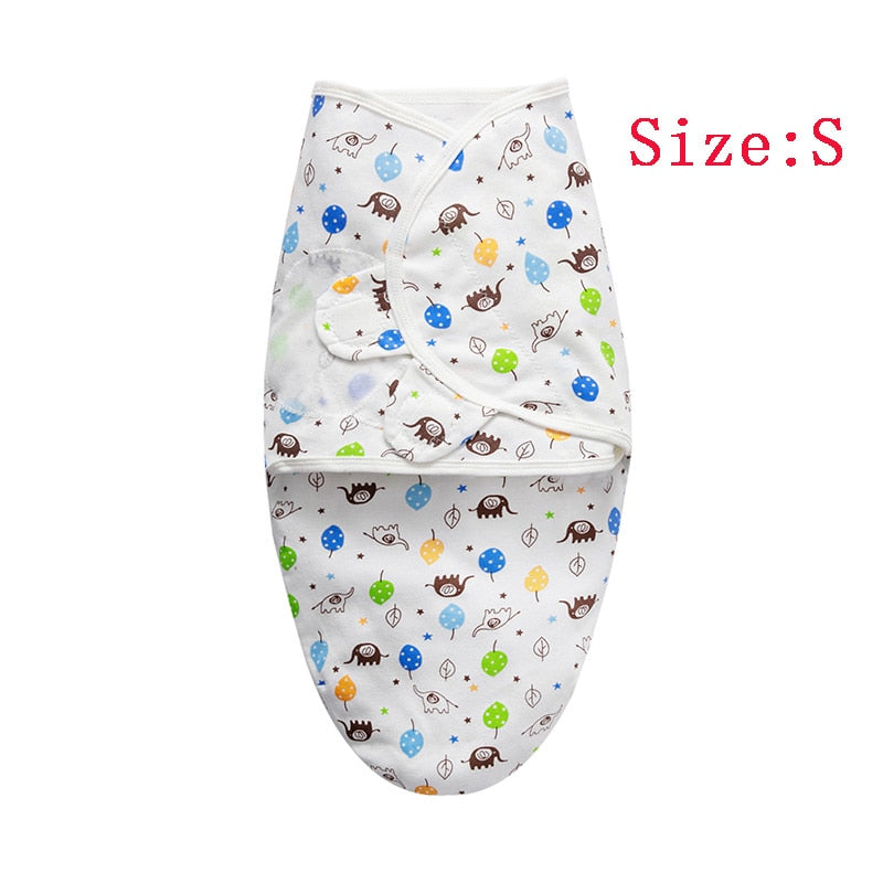 Babies Sleeping Bags Newborn Swaddle Sleepsack Cocoon Wrap Envelope 100%Cotton 0-3 Months New Born Baby Swaddling Bedding