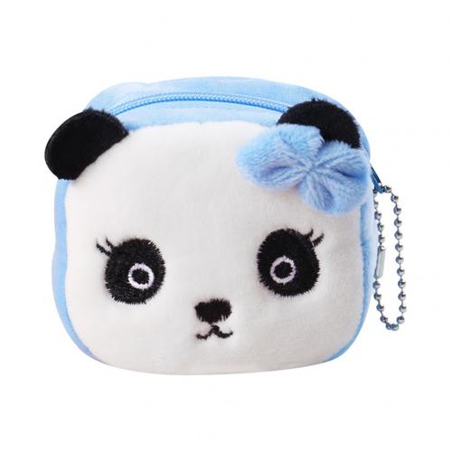 Plush Coin Purse Keychain Pendant Panda Stuffed Animal Small Coin Purse Zipper Money Wallet Wholesale Kids Birthday Gift New