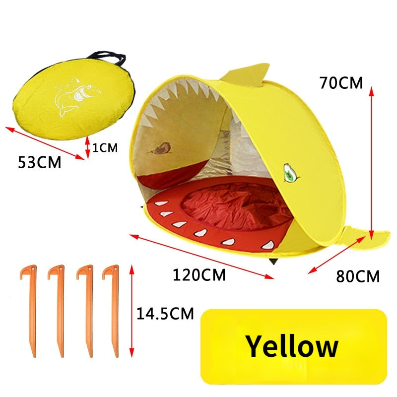 Baby Beach Tent Portable Shade Pool UV Protection Sun Shelter for Infant Outdoor Child Swimming Game Play House Tent Toys