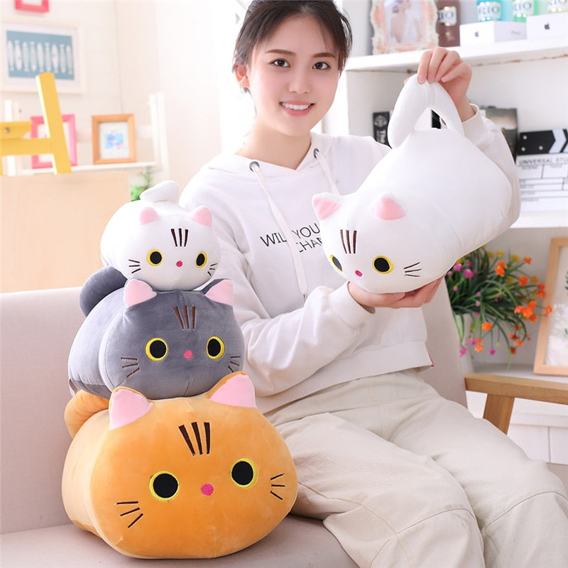 18-28CM Soft Animal Pillow Cushion Cute Fat Dog Cat Totoro Penguin