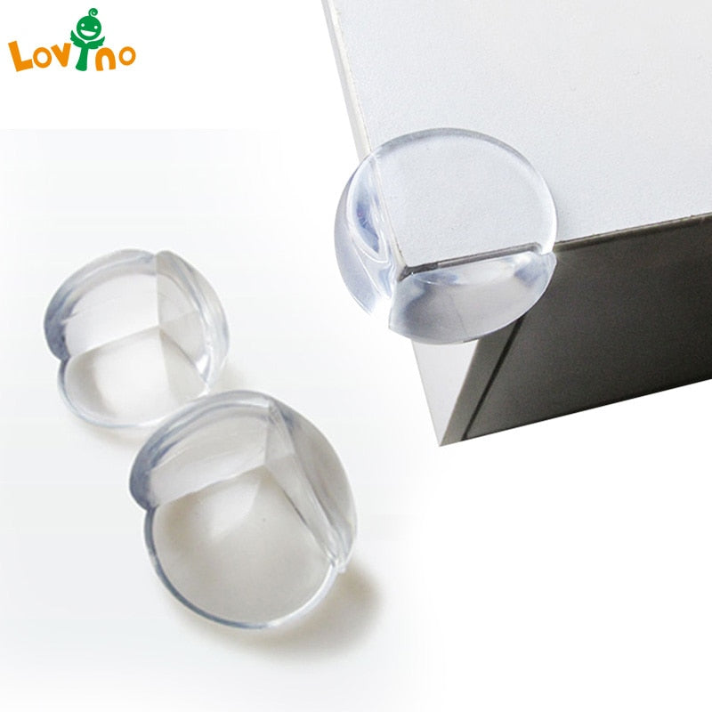 4Pcs Child Baby Safety Silicone Protector Table Corner Edge Protection Cover Children Anticollision Edge &amp; Guards