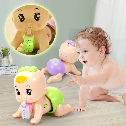 Baby Crawl Toy for 0-1 Year Old Infants 6-12-18 Months Children Puzzle Electric Toddlers Learn To Climb Toys Kid Early Education